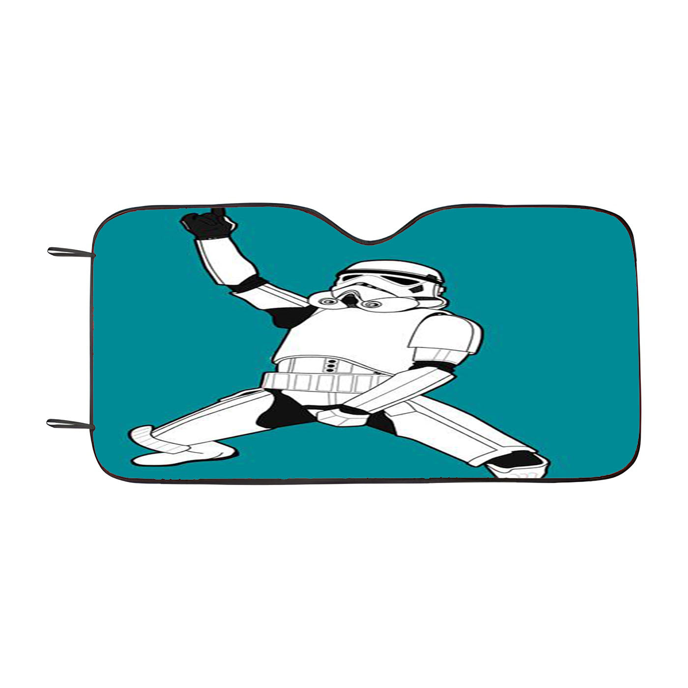 Dancing Storm Trooper Star Wars Car Auto Sun Shade Windshield Cover