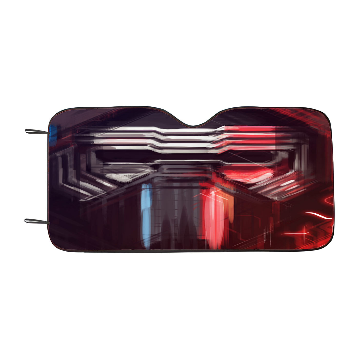 Kylo Ren Star Wars Villain Mask Fan Art Car Auto Sun Shade Windshield Cover