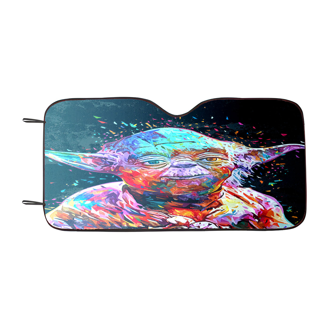 Master Yoda Of Star Wars Colorful Car Auto Sun Shade Windshield Cover