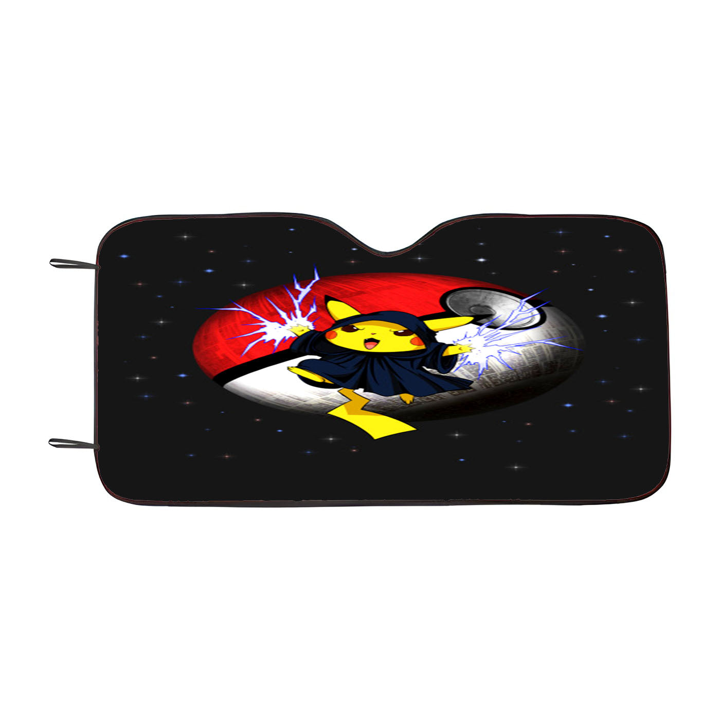 Pikachu Star Wars Heroes Car Auto Sun Shade Windshield Cover