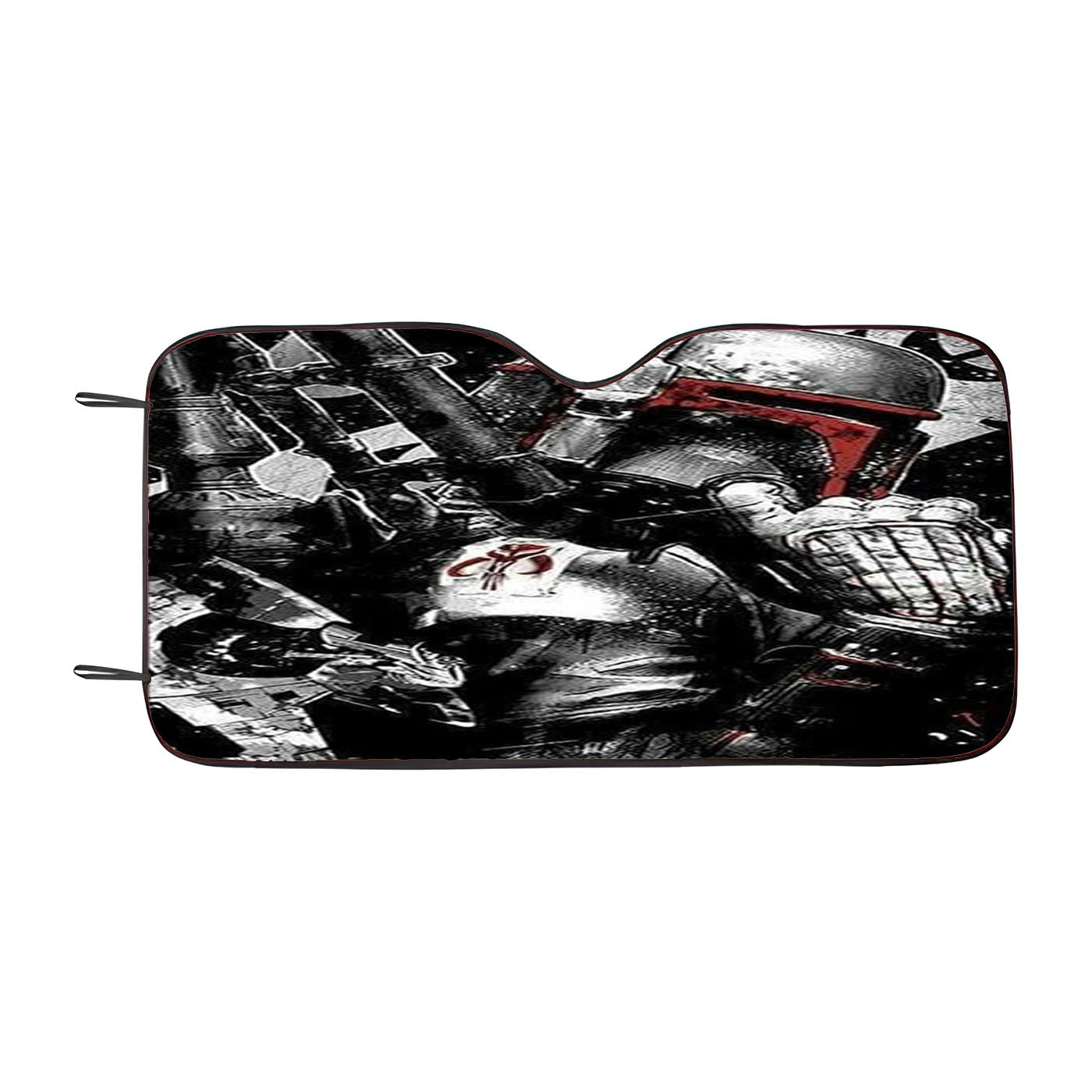 Star Wars Boba Fett Art Car Auto Sun Shade Windshield Cover