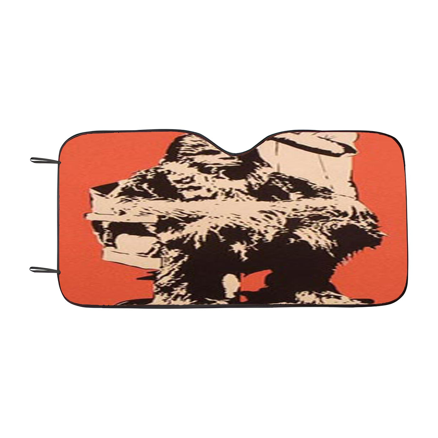 Star Wars Chewbacca Haircut Car Auto Sun Shade Windshield Cover