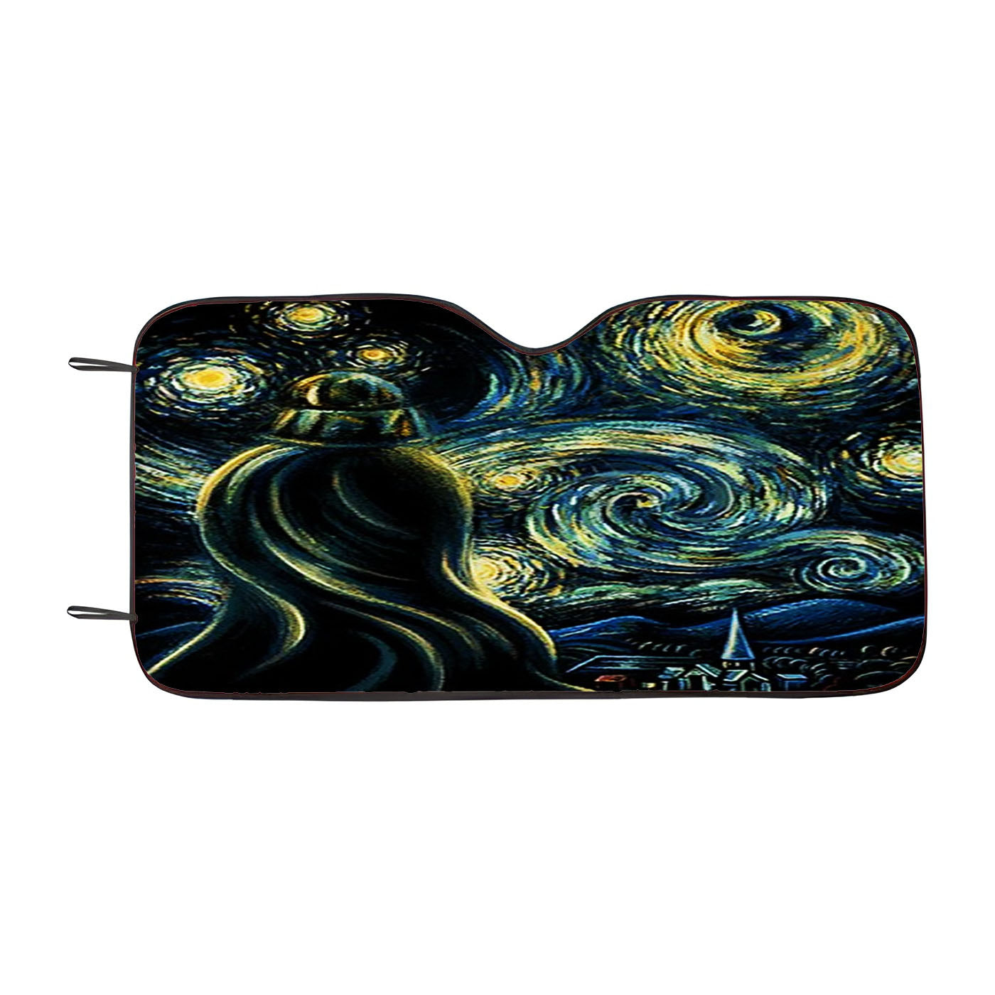 Star Wars Darth Vader Van Gogh Car Auto Sun Shade Windshield Cover