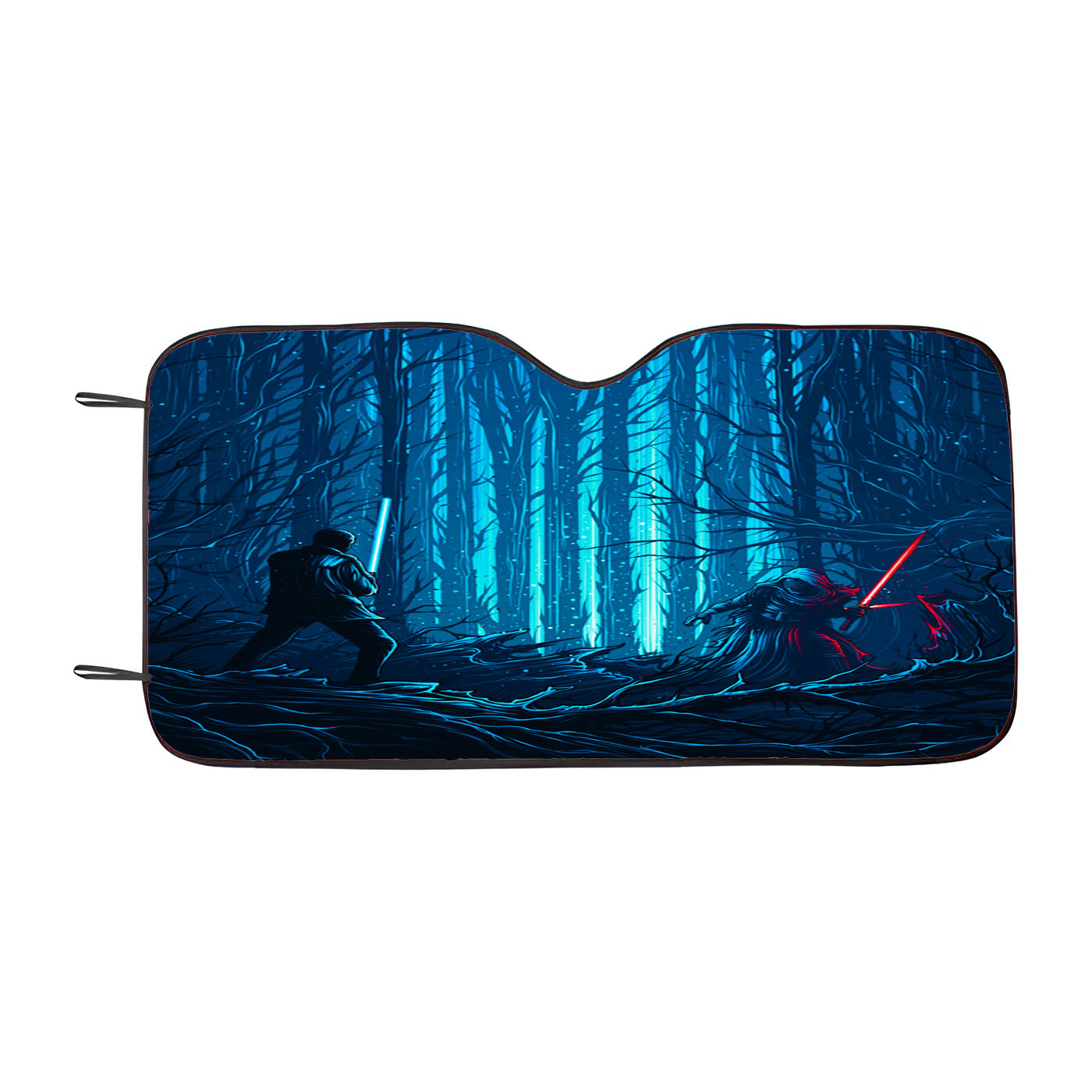 Star Wars Finn Vs Kylo Ren Car Auto Sun Shade Windshield Cover
