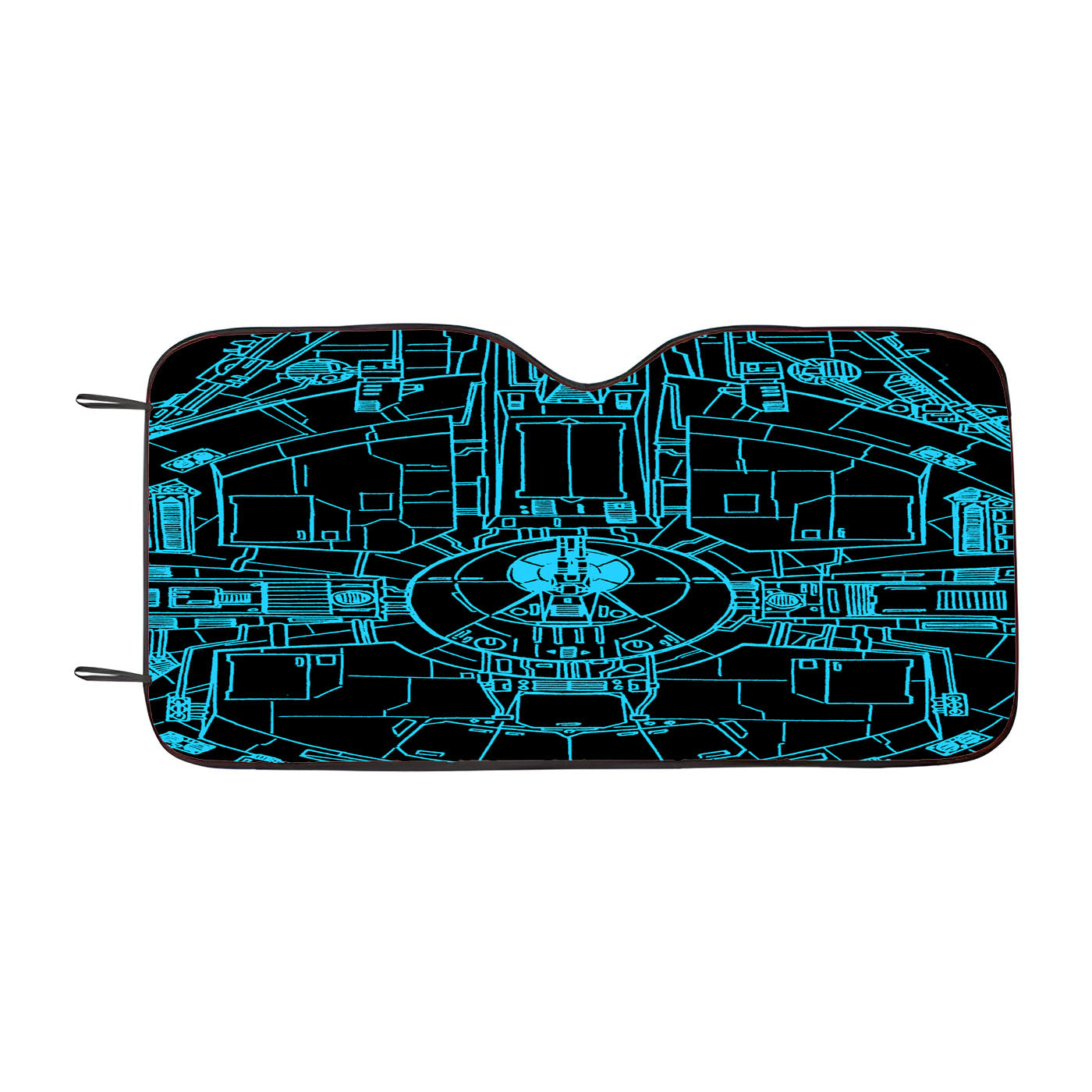 Star Wars Millenium Falcon Car Auto Sun Shade Windshield Cover
