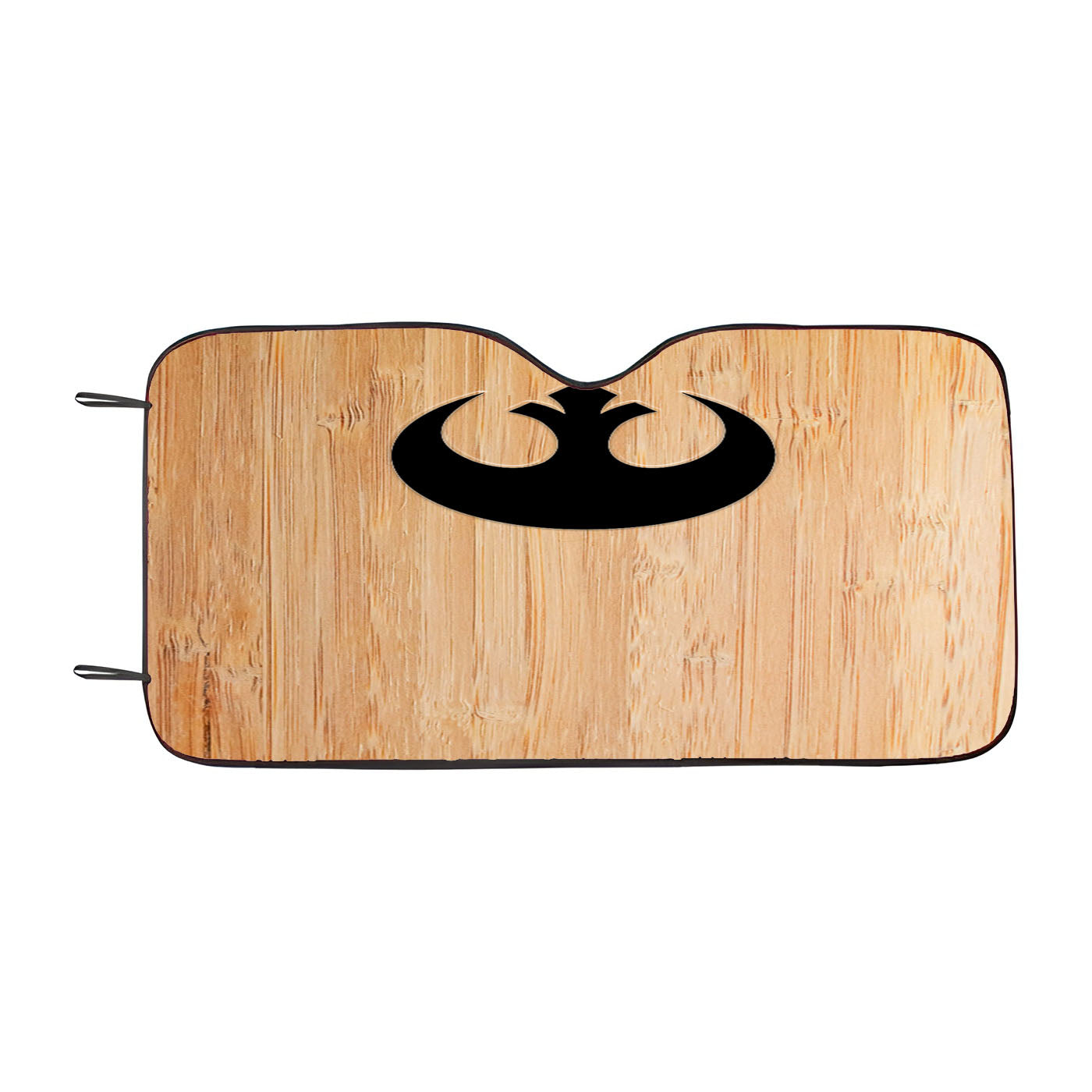 Star Wars Rebel Alliance Symbol Wood Car Auto Sun Shade Windshield Cover