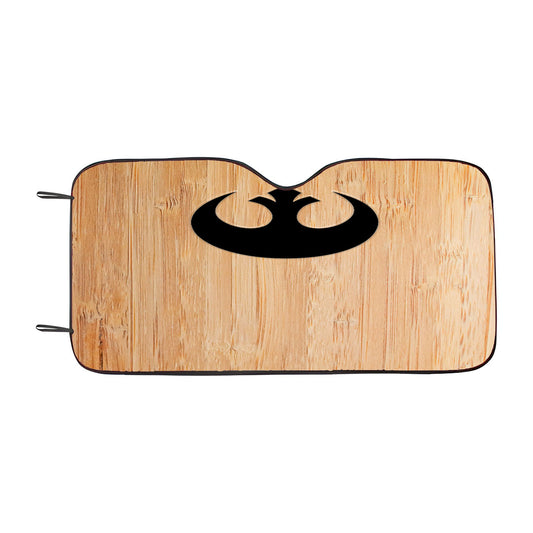 Star Wars Rebel Alliance Symbol Wood Car Auto Sun Shade Windshield Cover