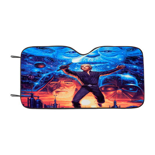 Star Wars Series 3 Art Car Auto Sun Shade Windshield Cover
