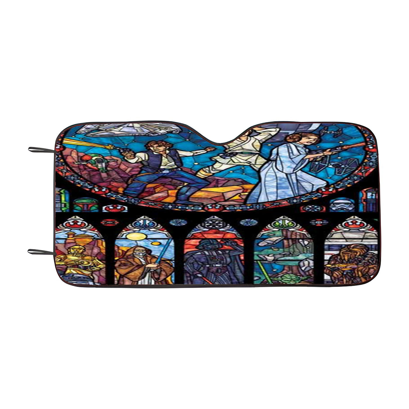 Star Wars Stained Glass Car Auto Sun Shade Windshield Cover