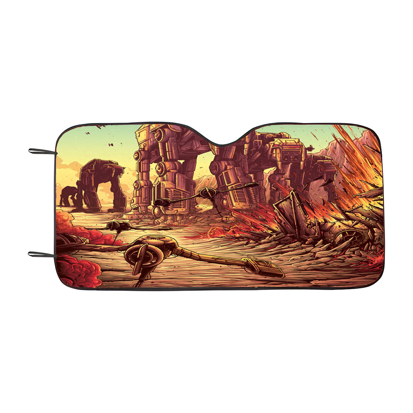 Star Wars The Last Jedi The Battle Of Crait Car Auto Sun Shade Windshield Cover