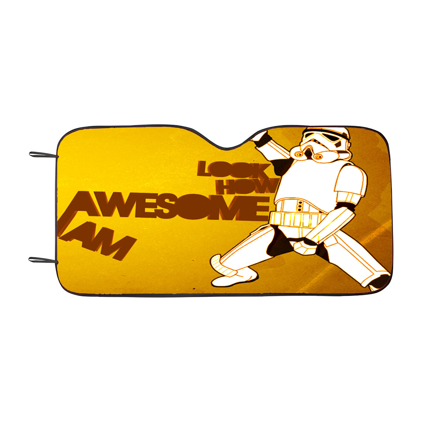 Storm Trooper Star Wars Quote Car Auto Sun Shade Windshield Cover