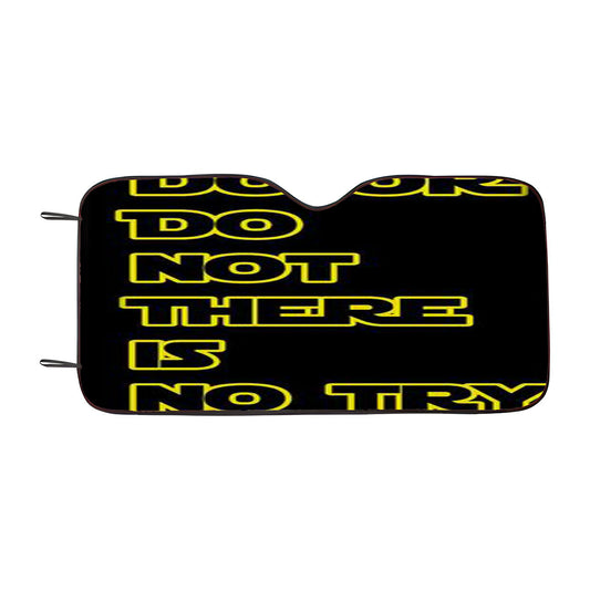 Yoda Quote Star Wars Car Auto Sun Shade Windshield Cover