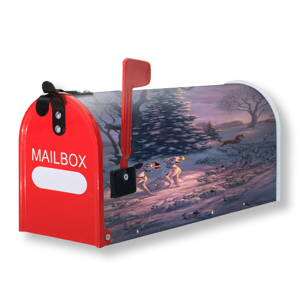 101 Dalmatians On The Run Magnetic Mailbox Cover - 18.0" X 21.0"