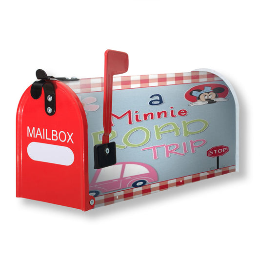 A Minnie Road Trip Magnetic Mailbox Cover 18" x 21" Outdoor Decor