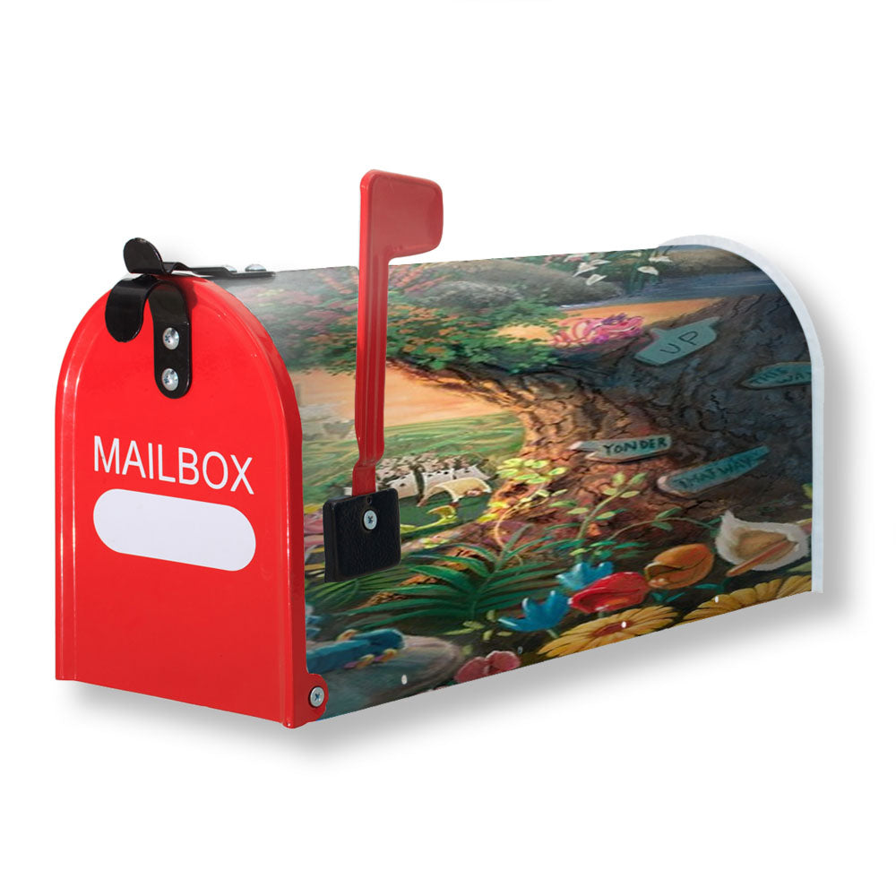 Alice In Wonderland Queen Of Hearts Magnetic Mailbox Cover - 18.0" X 21.0"