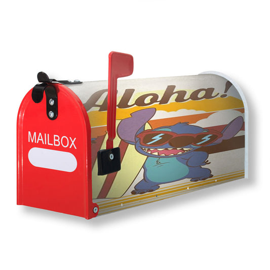 Aloha Stitch Magnetic Mailbox Cover 18" x 21" Outdoor Decor