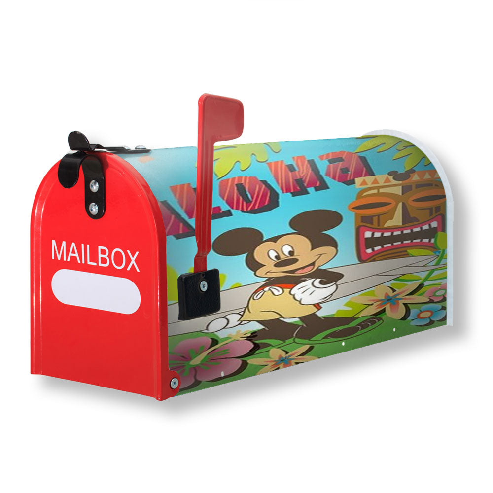 Aloha Tiki Mickey Magnetic Mailbox Cover - 18.0" X 21.0"