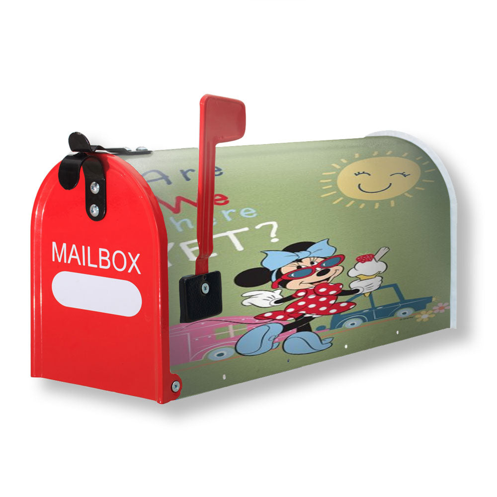 Are We There Yet Minnie Camper Magnetic Mailbox Cover - 18.0" X 21.0"