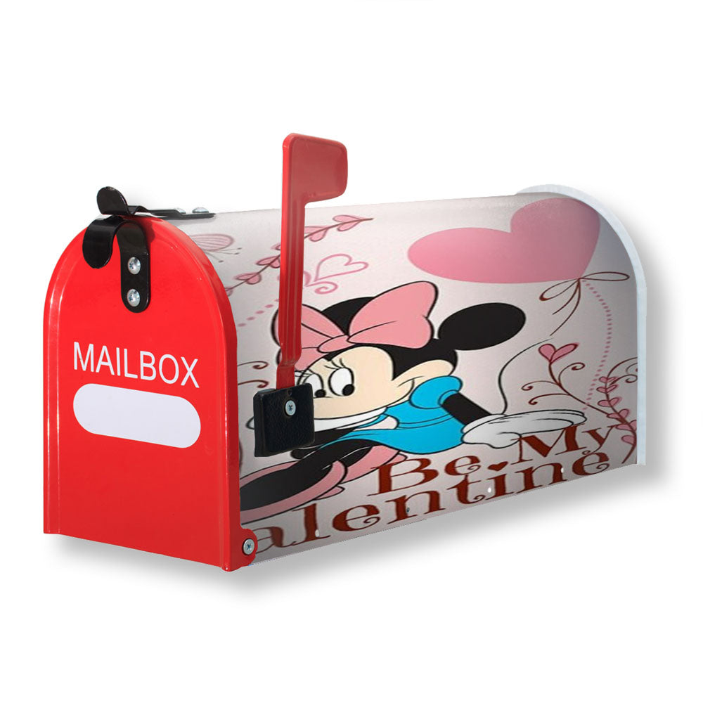 Be My Valentine Minnie Magnetic Mailbox Cover - 18.0" X 21.0"