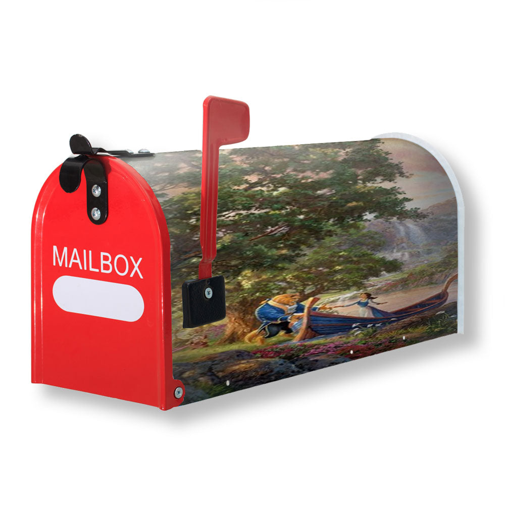 Beauty And The Beast Ii Magnetic Mailbox Cover - 18.0" X 21.0"