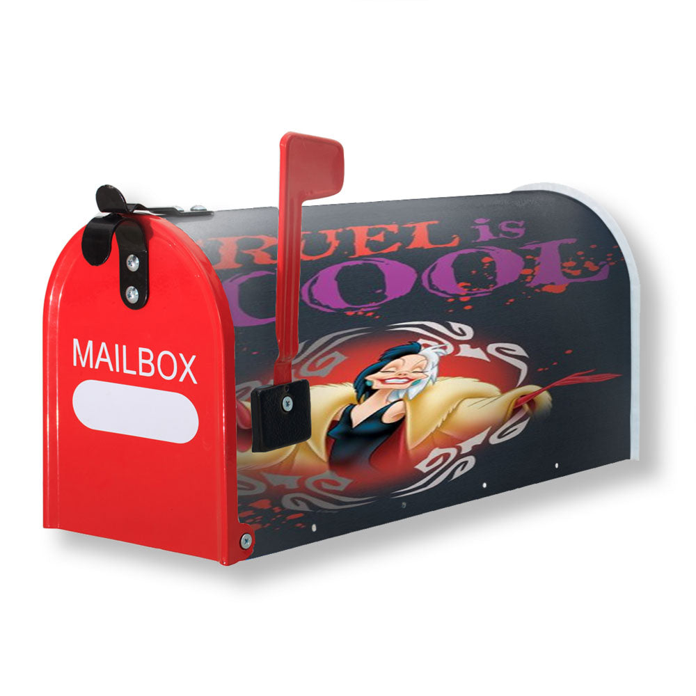 Cruella Cruel Is Cool Magnetic Mailbox Cover - 18.0" X 21.0"