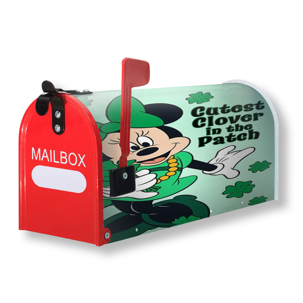 Cutest Clover Minnie Mouse Magnetic Mailbox Cover - 18.0" X 21.0"