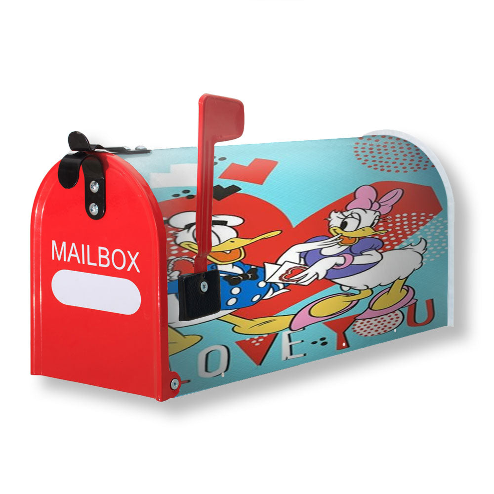 Donald And Daisy Sweethearts Magnetic Mailbox Cover - 18.0" X 21.0"
