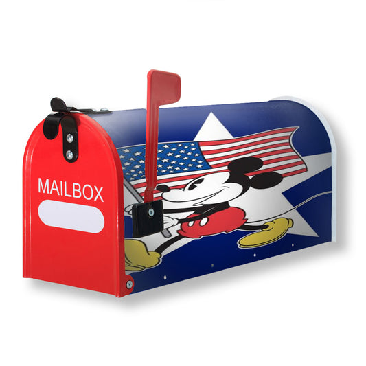 Freedom Mickey Magnetic Mailbox Cover 18" x 21" Outdoor Decor