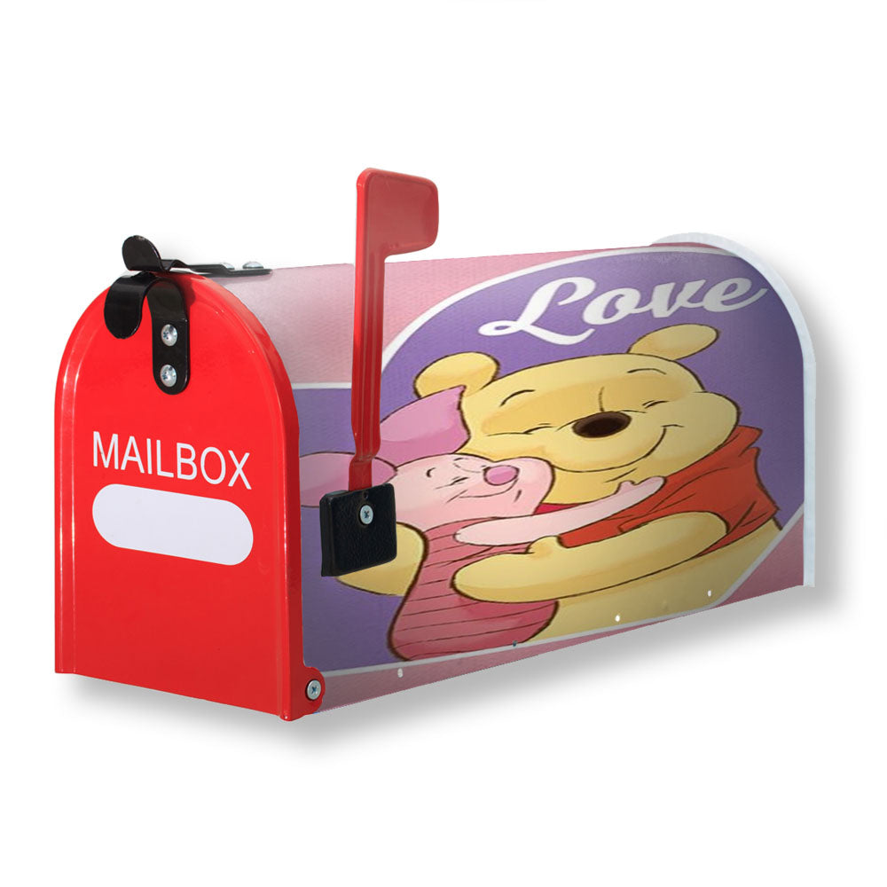 Friendship Love Pooh & Piglet Magnetic Mailbox Cover - 18.0" X 21.0"