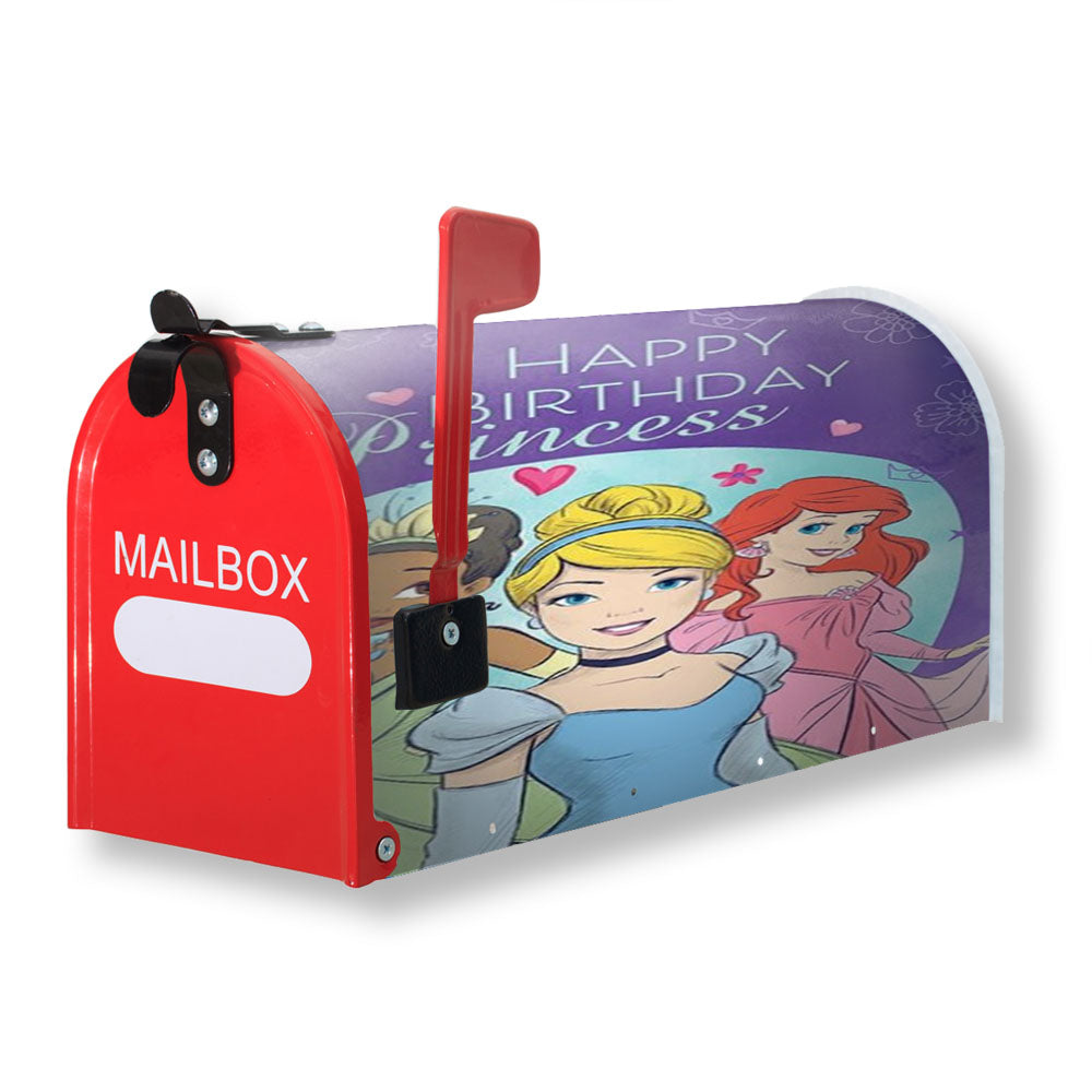 Happy Birthday Princess Magnetic Mailbox Cover - 18.0" X 21.0"