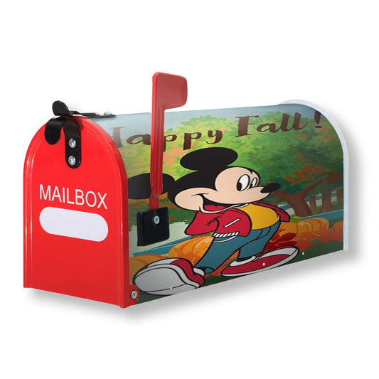 Happy Fall Pumpkin Patch Mickey Magnetic Mailbox Cover 18" x 21" Outdoor Decor