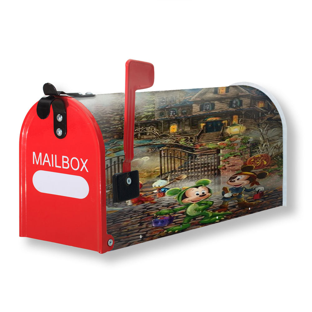 Haunted House Halloween Fun Magnetic Mailbox Cover - 18.0" X 21.0"