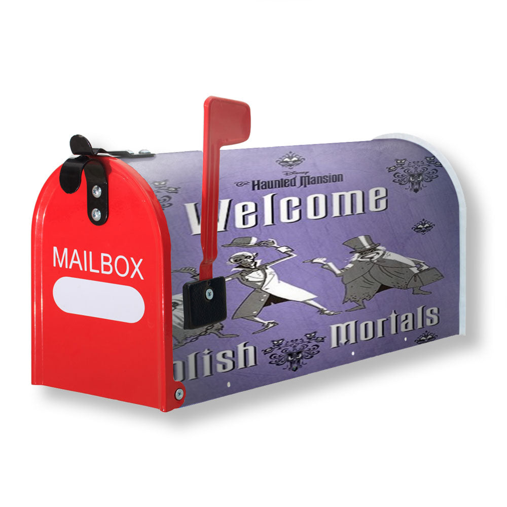 Haunted Mansion Hitchhiking Ghosts Foolish Mortals Magnetic Mailbox Cover - 18.0" X 21.0"