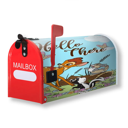 Hello There Spring Bambi Magnetic Mailbox Cover 18" x 21" Outdoor Decor