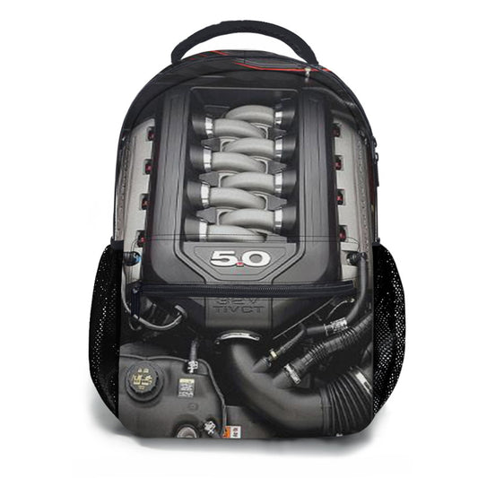 5 0L Coyote Ford Mustang Gt Engine School Backpacks
