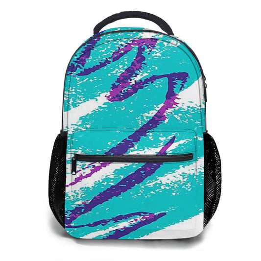 90'S Cup Jazz Pattern School Backpacks