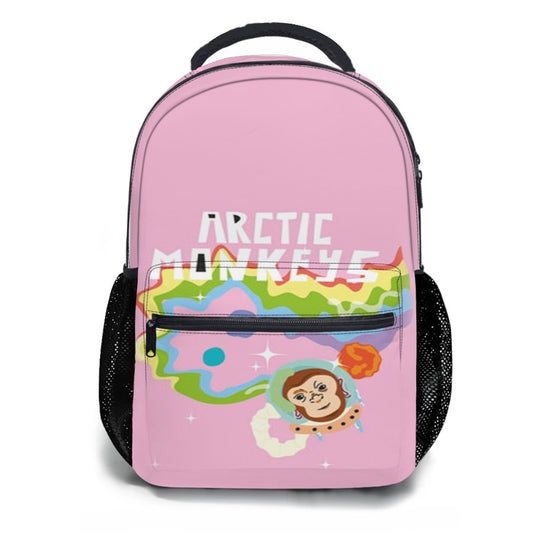 A Monkeys - Pink School Backpacks