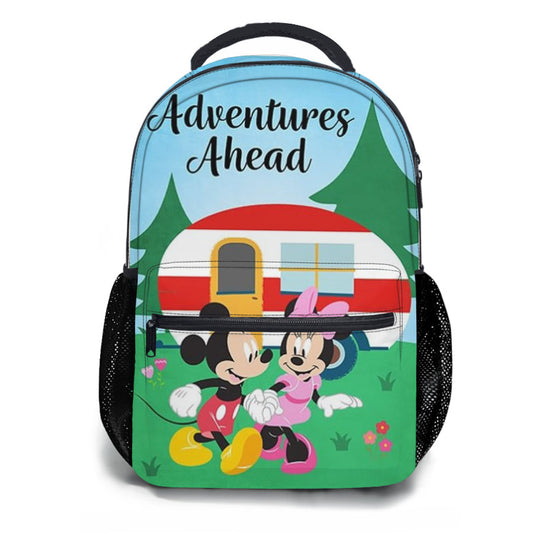 Adventures Ahead Camper Mickey And Minnie School Backpacks