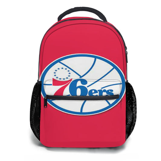 76Ers Logo On Red School Backpacks