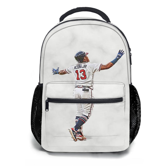 Acuna Jr Atlanta Braves School Backpacks
