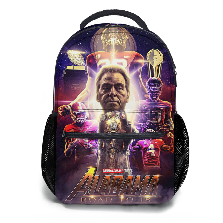 Alabama Football Poster School Backpacks