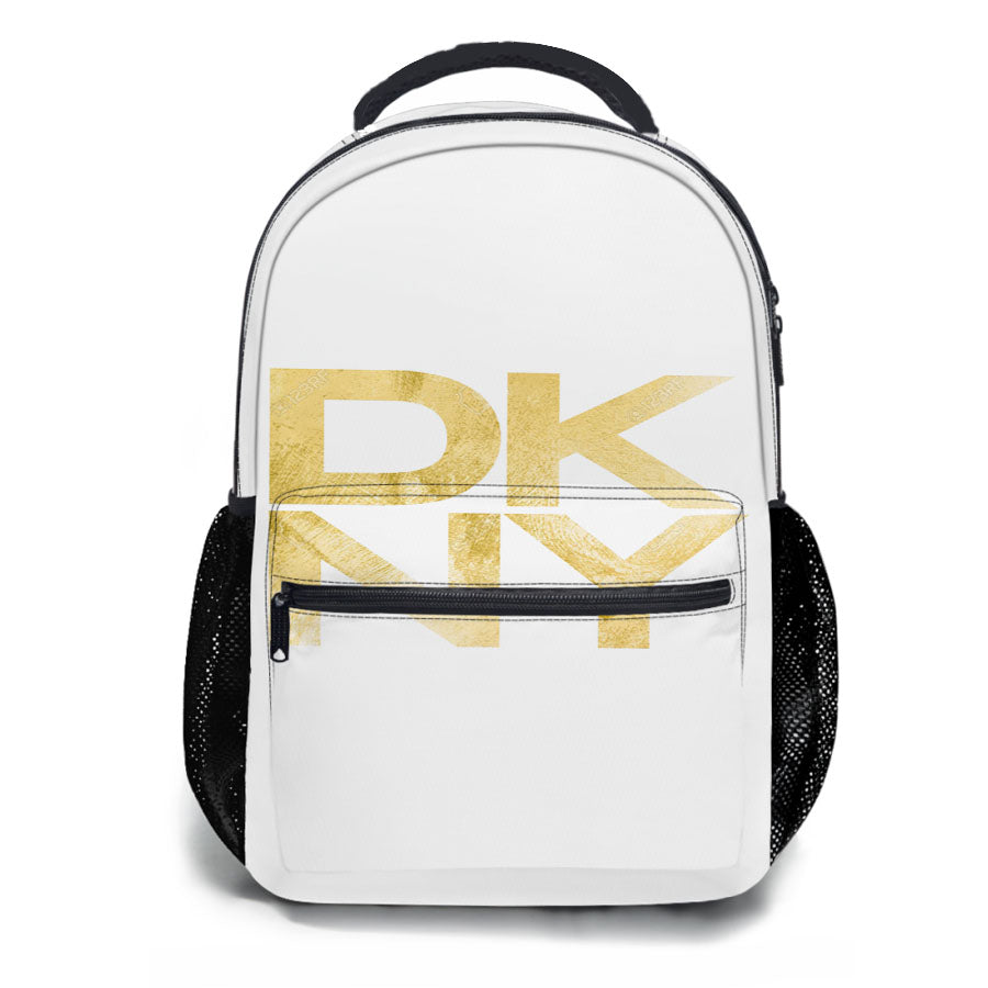 Donna Karan New York Dkny Gold White School Backpacks
