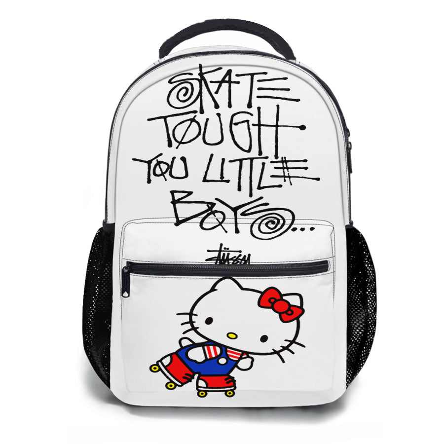 Hello Kitty Skate Stussy School Backpacks