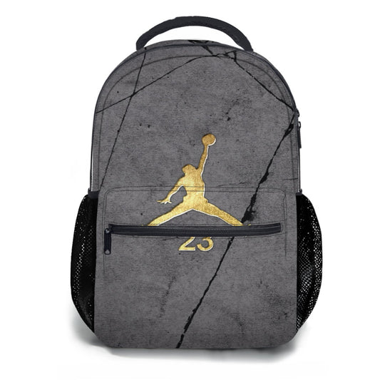 Jordan Gold Marble School Backpacks