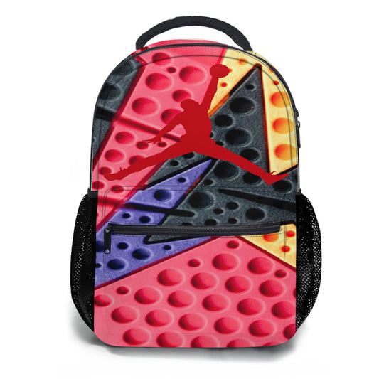 Jordan Retro 7 Raptors Print School Backpacks