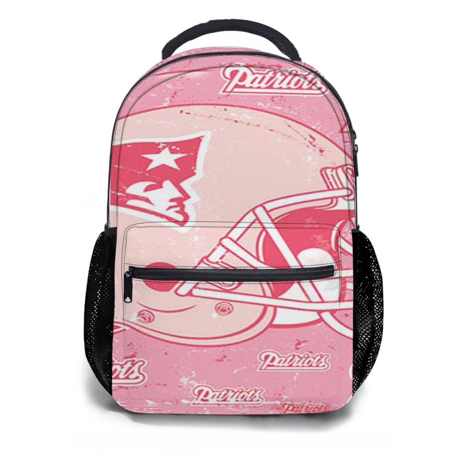 New England Patriots Pink Tall School Backpacks