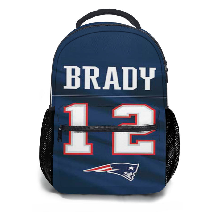 Ny Patriots Tom Brady Jersey School Backpacks