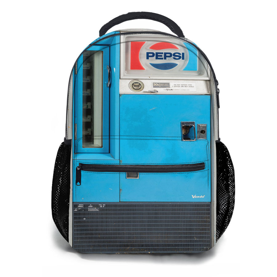 Vintage Pepsi Vending Machine School Backpacks