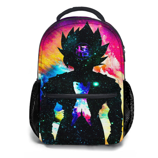 Aesthetic Dragon Ball Goku Galaxy Silhouette School Backpacks