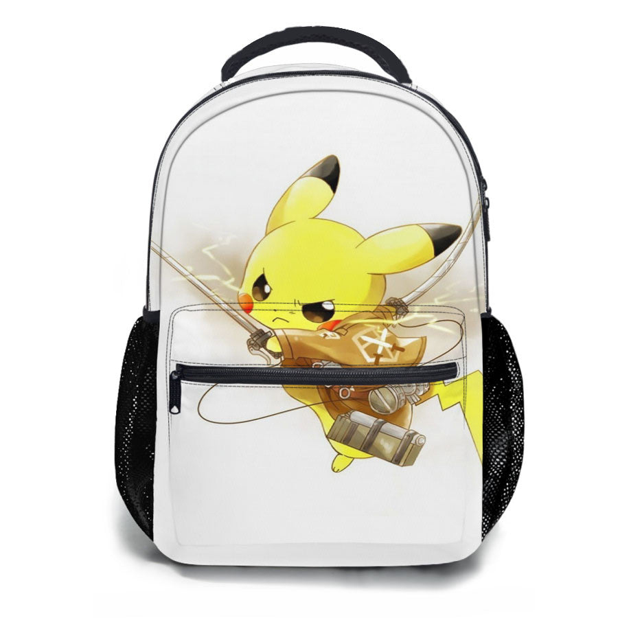 Attack On Titan Pokemon School Backpacks